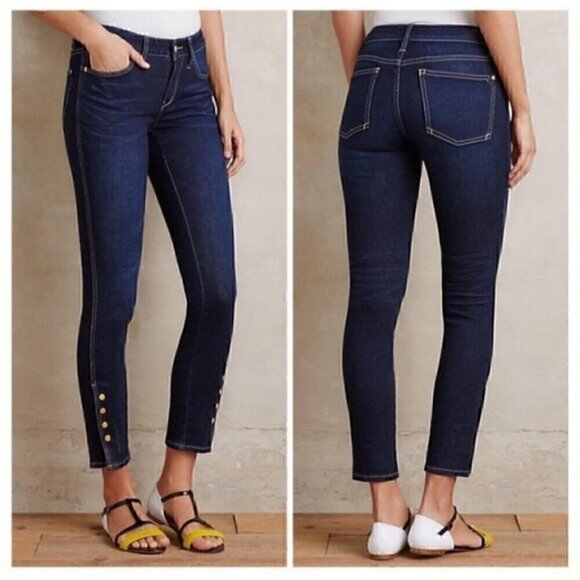 Anthropologie Pilcro and the Letterpress High Waisted Jeans Size 32 NWT - Picture 1 of 8